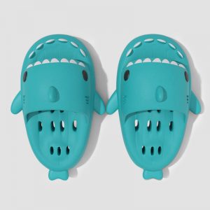 Cartoon Shark Hollow Out Casual Slippers - Modakawa Modakawa