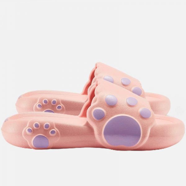 Cute Clouds Paw Print Casual Slippers - Modakawa Modakawa