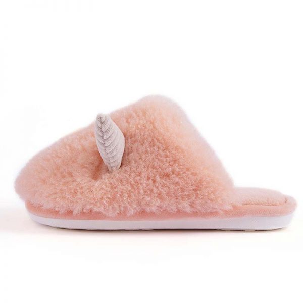 Sheep Horns Plush Slippers - Modakawa Modakawa