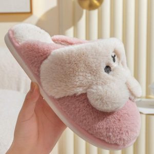 Lovely Bear Plush Slippers - Modakawa Modakawa