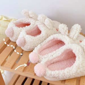 Lovely Cartoon Animals Plush Slippers - Modakawa Modakawa