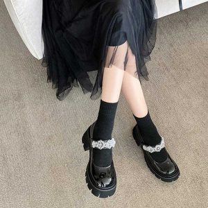 JK Heels Lolita Mary Janes Shoes - Modakawa Modakawa